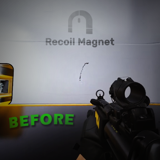 XP-54 recoil pattern before using Recoil Magnet